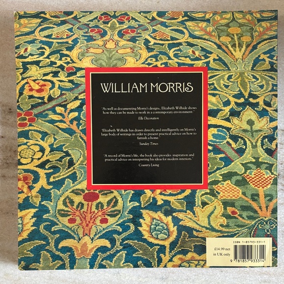 William Morris Decor and Design Coffee Table Book - Multicolor - Picture 2 of 6